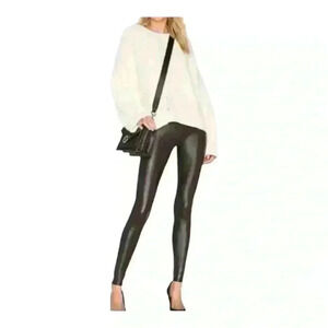 Rachel Zoe NWT High Waist Faux Leather Leggings Black Women’s Small